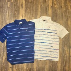 Callaway Golf Shirts Short Sleeve set of 2  -  Size Medium